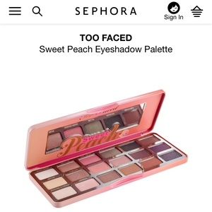 Too Faced Peach Eyeshadow Palette